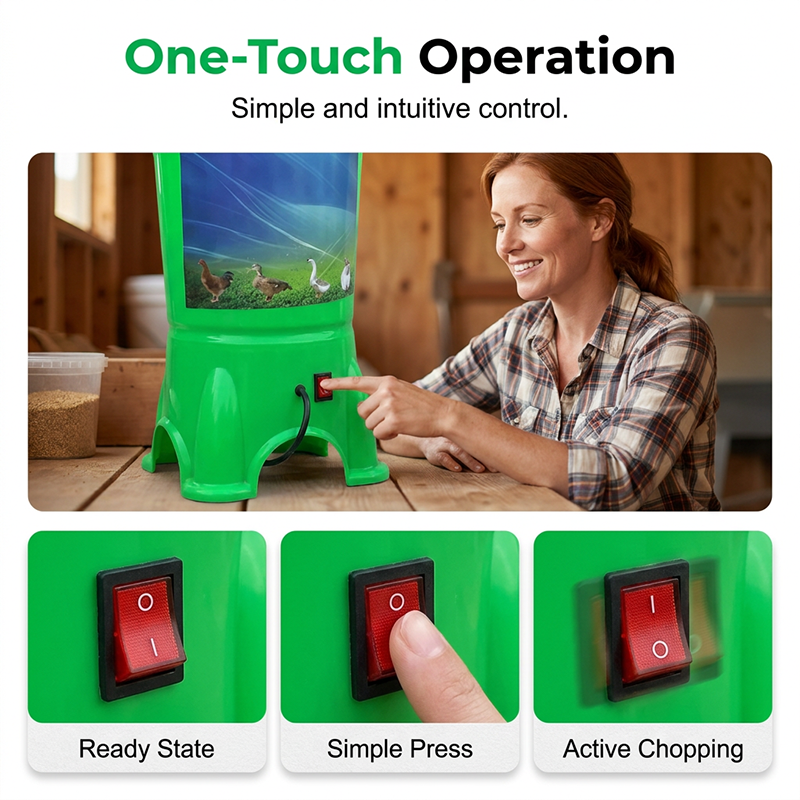 🌿 Electric Poultry Feed Chopper – Fast Vegetable & Green Feed Shredder For Farm Use 🐔
