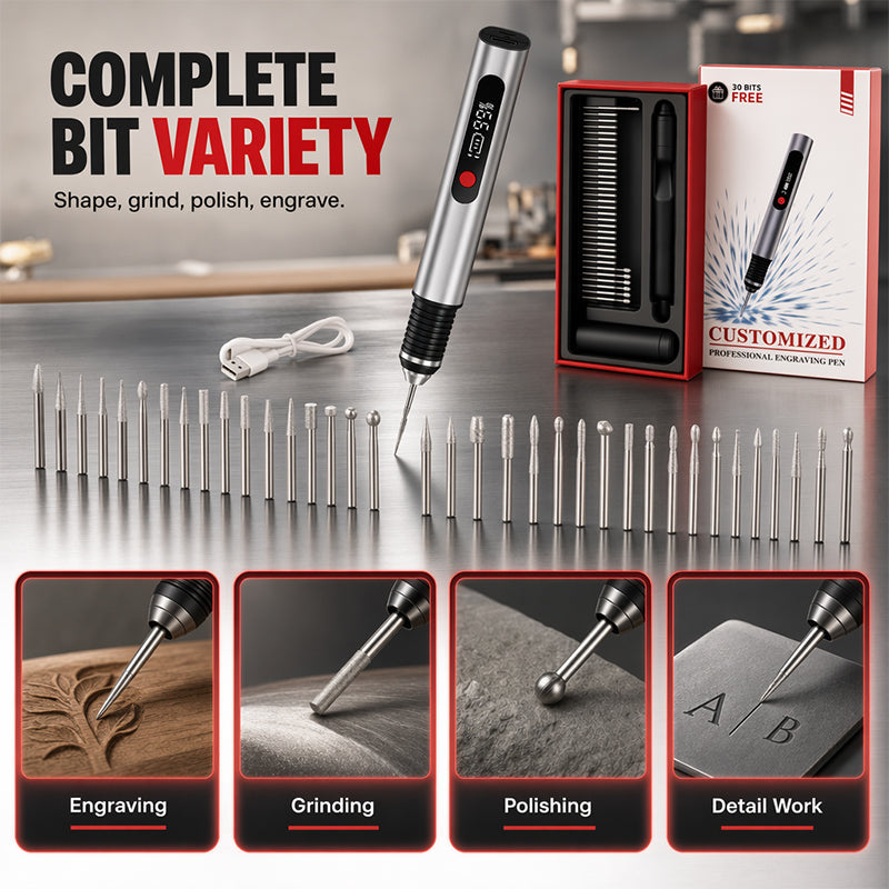 Cordless Rechargeable Precision Engraving Pen Kit
