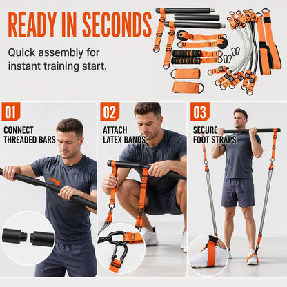 6 bands, 20+ moves – the home gym that fits in your bag? 🧘