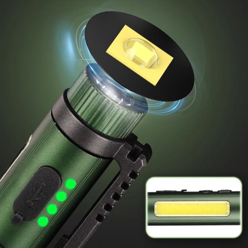 🔦 Multifunctional Magnetic Pen Light – 600LM Rechargeable Work Flashlight for Any Task 🛠️