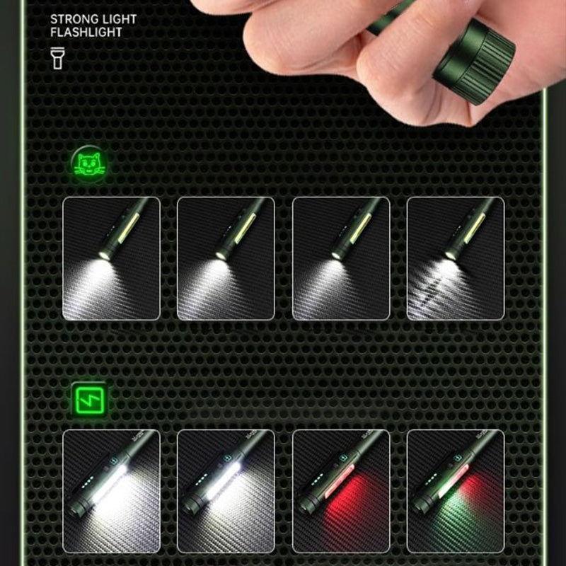 🔦 Multifunctional Magnetic Pen Light – 600LM Rechargeable Work Flashlight for Any Task 🛠️