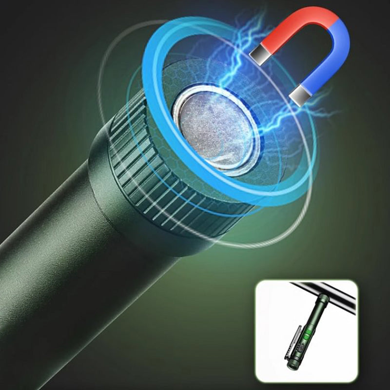 🔦 Multifunctional Magnetic Pen Light – 600LM Rechargeable Work Flashlight for Any Task 🛠️