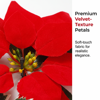 🏵️Christmas Poinsettia Flower String Lights