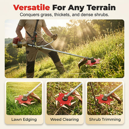 🏆Flash Sale⚡ 50K+ SOLD! - 6-Blade Steel Trimmer Head