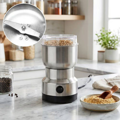🚀 High-Speed Stainless Steel Grain Grinder