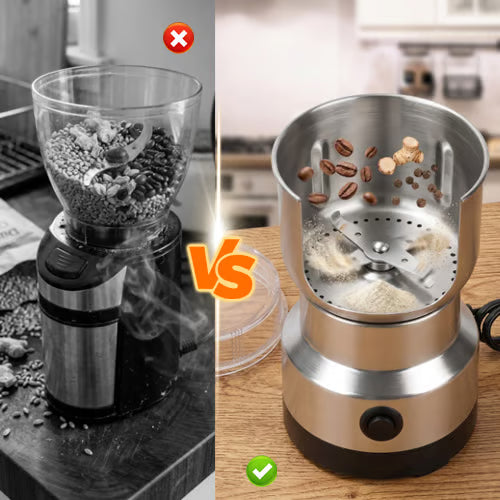 🚀 High-Speed Stainless Steel Grain Grinder
