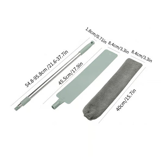 Multifunction Retractable Microfiber Dust Brush Gap Mop
