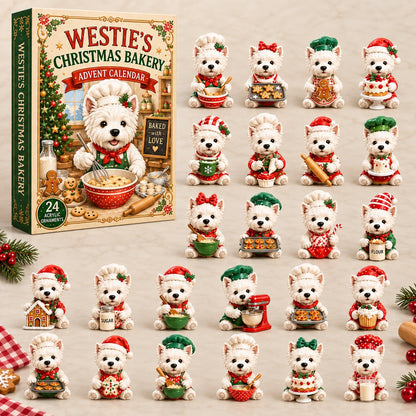 Full 24-piece Westie Christmas Bakery collection